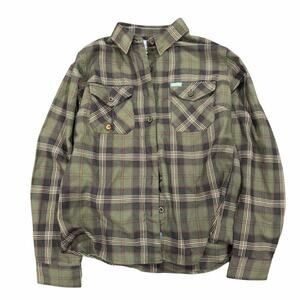 Dixxon Flannel Company Women's Medium Green Beret Flannel NWOT